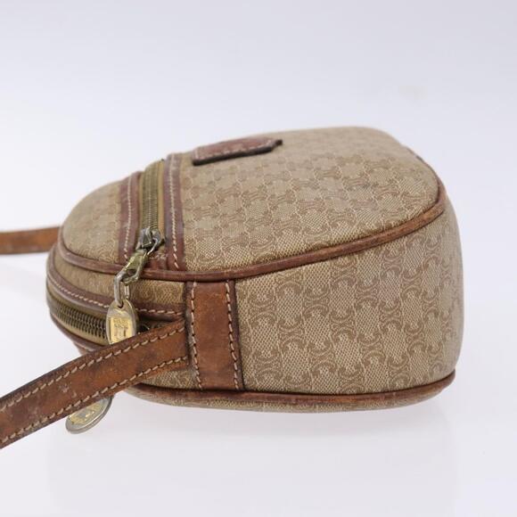 CELINE Macadam Canvas Shoulder Bag Pvc Beige Gold - Picture 5 of 13